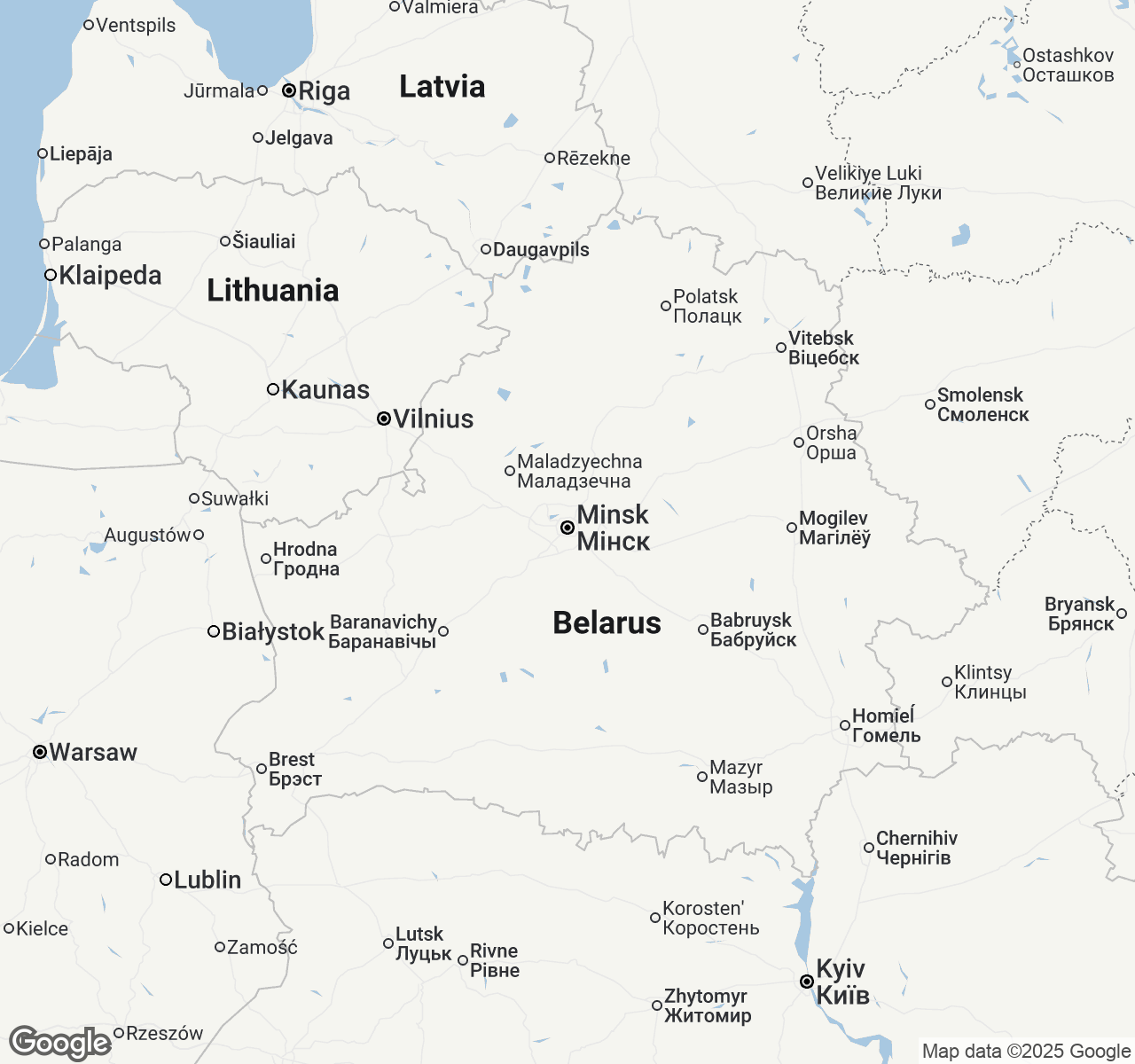 Map of South America